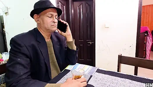 Indian Asian Desi Virgin Teenager Employee Fucking with Old Man