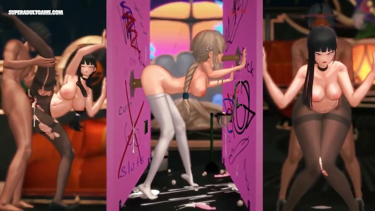 Massive House Party Turns Into A Slut Orgy – Girls Squirting While Getting Gangbanged ( 3D Realistic )