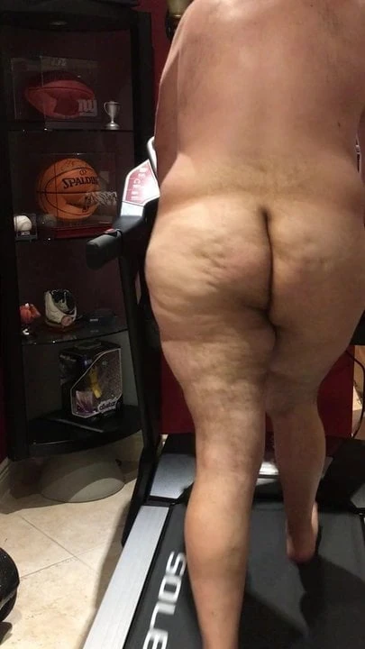 Chubby fat ass trying to work out part two