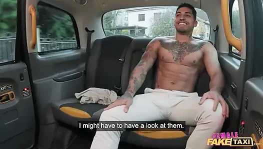 Female Fake Taxi - Cheeky Scottish girl Samantha Joiner hot sex with big dick Latino hunk