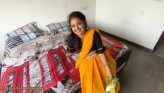 Brother-in-law gave chips as a gift and took my ass in return Desi village-style anal sex video with Hindi audio