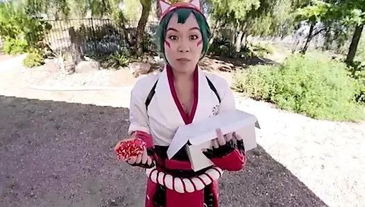 VRCosplayX kimmy kim als OVERWATCH 2 KIRIKO will Missverständnisse mit reiner leidenschaft glätten teil 1