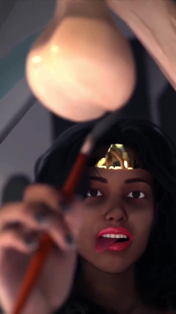 Fggb 44 Power Girl, Wonder Woman and Shishiro