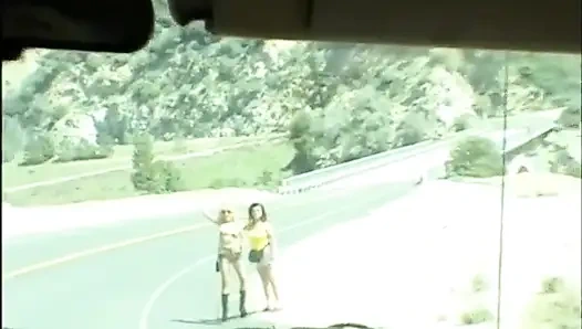 Big boobs hotties threesome fucking