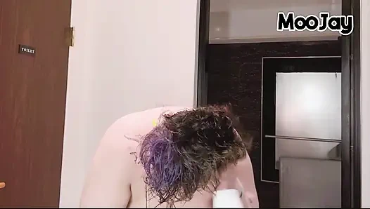 Fat Belly BBW Showering and Chatting