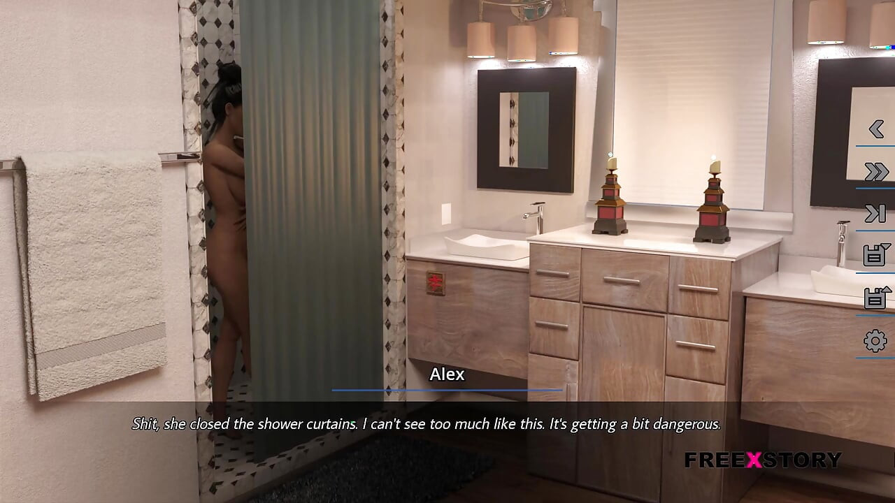 Dreams of Desires Scene 1 - Alex Watching His Landlady While She Taking Shower and Jerking