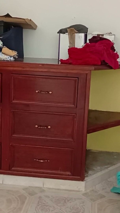 Chubby Mom Tidying Up Room and Folding Laundry 1 | Clip 3