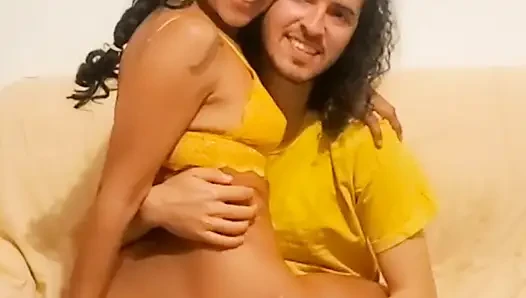 I fuck my sexy secretary in yellow underwear