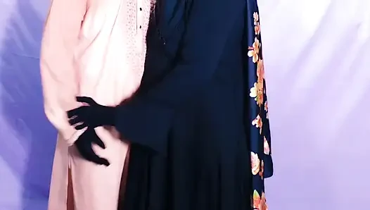 Wanita Cantik Bengali di burqa bersenang-senang dengan kekasihnya
