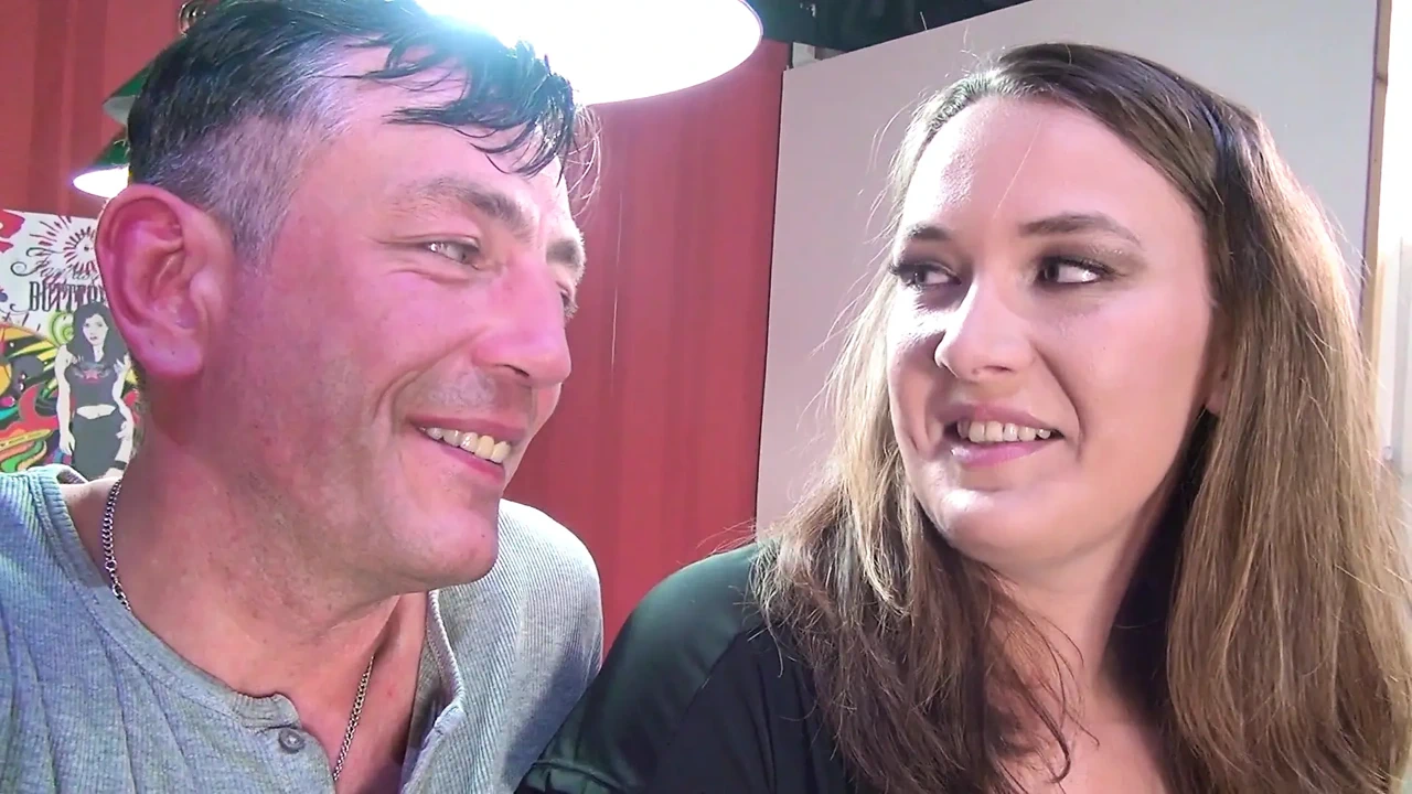 Tattooed big ass chick smashed in her chubby ass