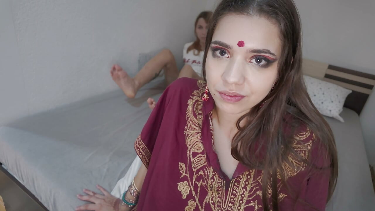 Step sister watches her step brother fuck Indian Desi