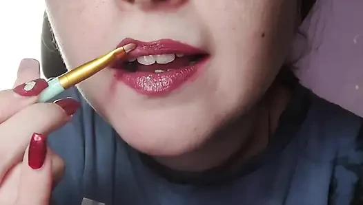 Lips and Lipstick Fetish