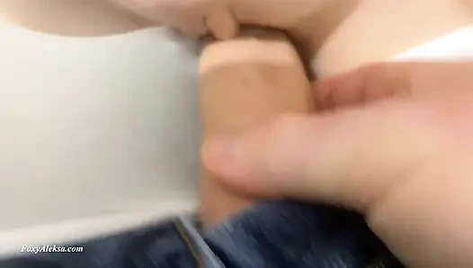 Omg!!! His Dick Cumming on My Ass! He Did This to Me on the Fucking Subway!