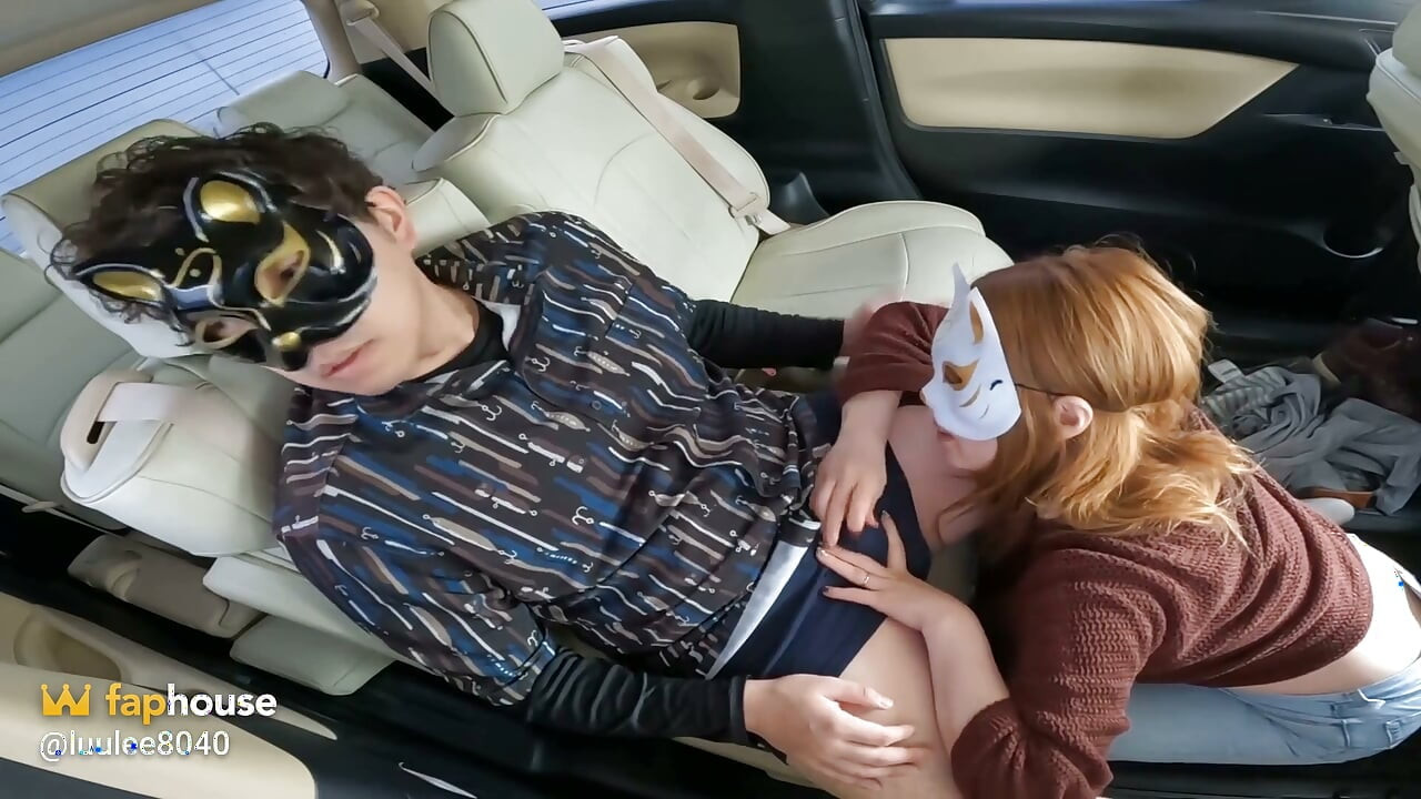 Car Sex Naked Next to the Husband
