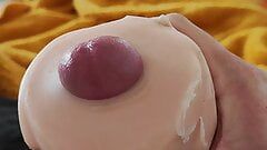 Perv boy cums and moans in fleshlight