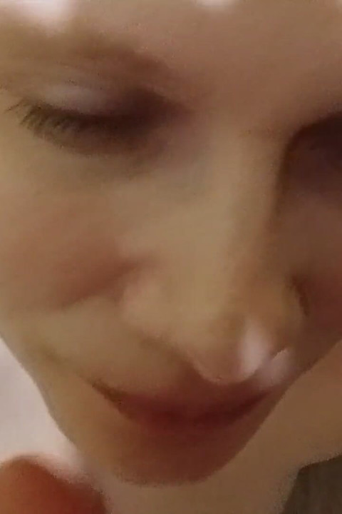 I'm a Redheaded Russian Slut of a Wife with Cum in My Mouth!