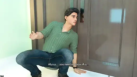 My dance partner teaching me dance