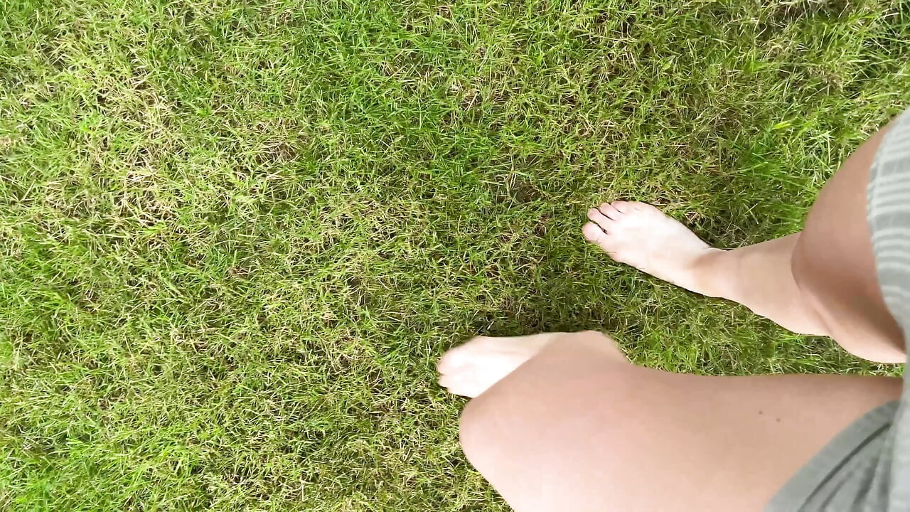 Walking Barefoot on the Grass