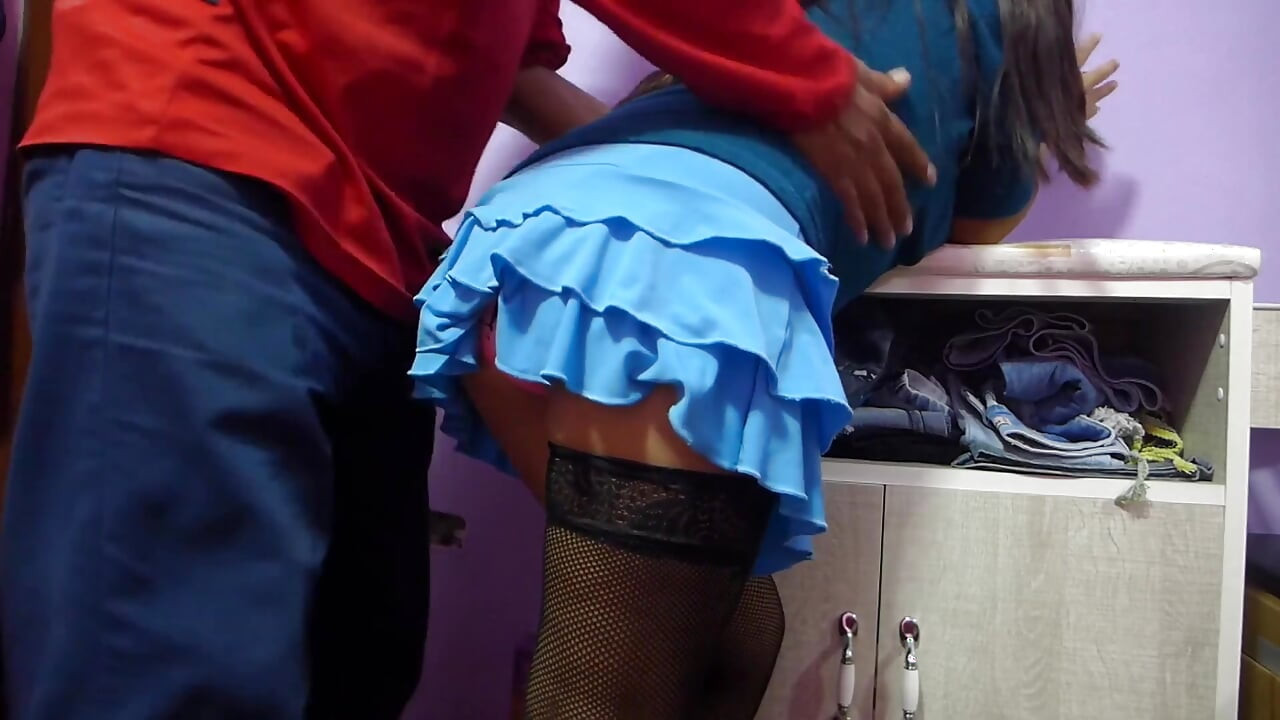 Hot Latina Is Fucked in the Ass, He Cums Inside and She Enjoys It