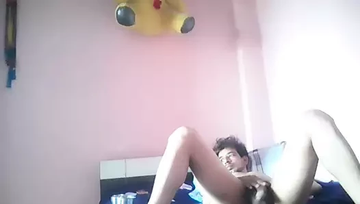 Boy masturbating uncontrol
