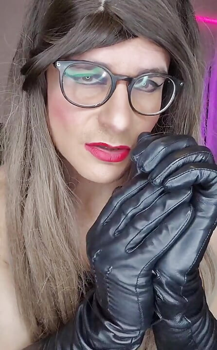 Leather Glove Fetish