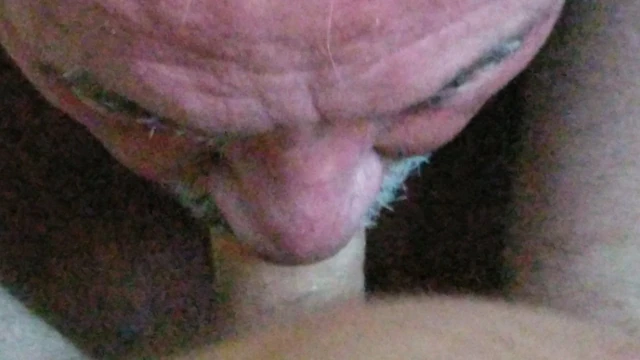 POV Older Gay sucking