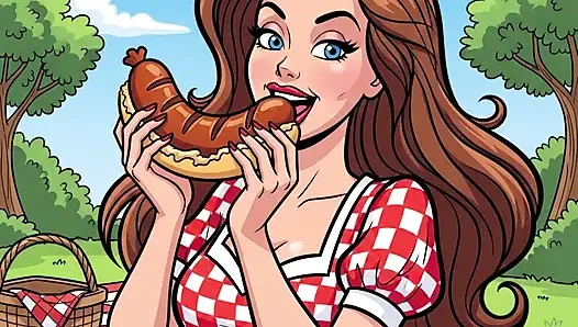 Guter schwanz, frauen, die schwanz und auf ihren mund kommen wollen.