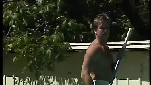 Pussy licking big ass fucking in the garden