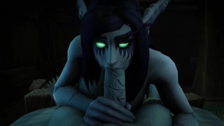 World of Warcraft Undead Bones An Night Elf