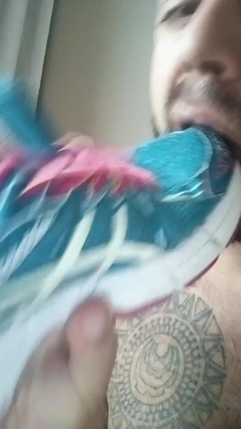 She would never imagine what I do alone with my Asics