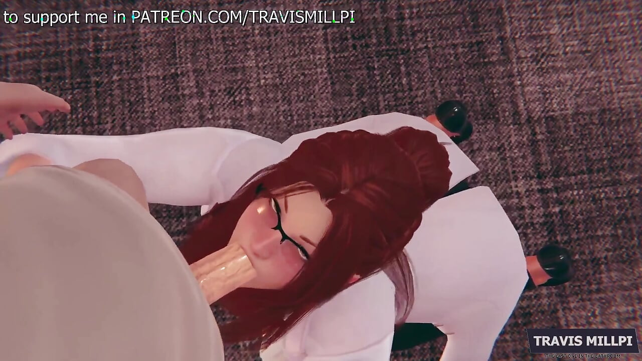 Lección privada con la profesora pelirroja reproba la prueba, es castigada