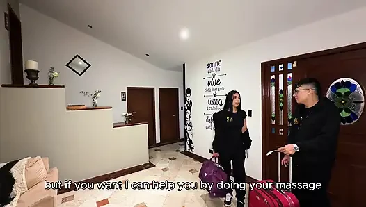 Pria Kolombia yang Saya Temui Di Bandara Menawarkan Saya Pijat Di Hotel Saya, Kami Berakhir Berhubungan Seks Dan Orgasme Besar
