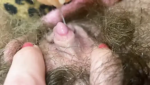 Sert klitoris orgazm yakın çekim