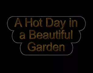 Sara A Hot Day in Garden 2