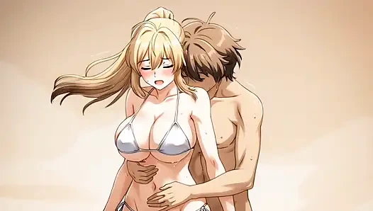 Büyük memeli anne üvey oğluyla seks yapıyor