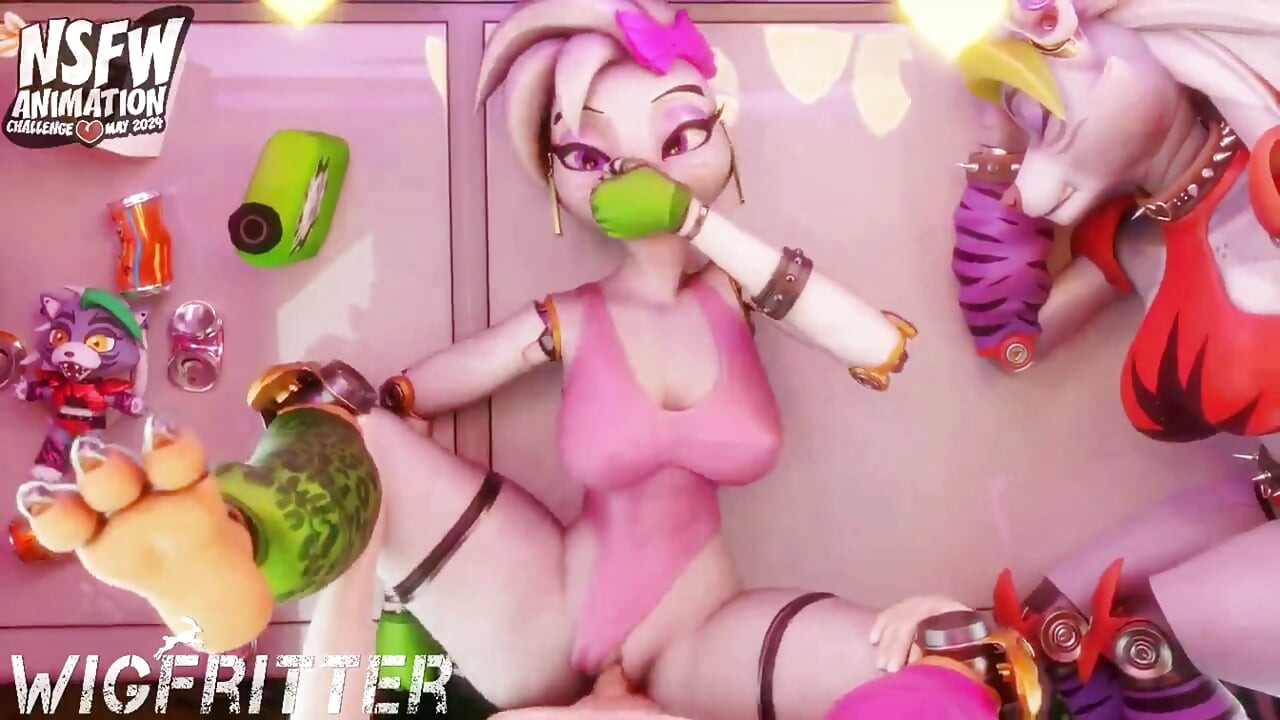 GLAMROCK CHICA - NARUSZENIE BEZPIECZEŃSTWA FNAF (KOMPILACJA PORNO)