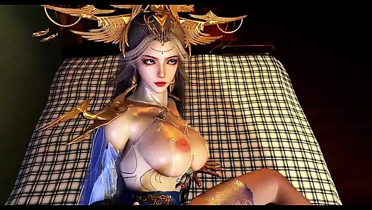 Goddess of Glow and Gigabytes- 3D Animation Hentai