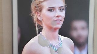 Трибьют спермы - Scarlett Johansson 2