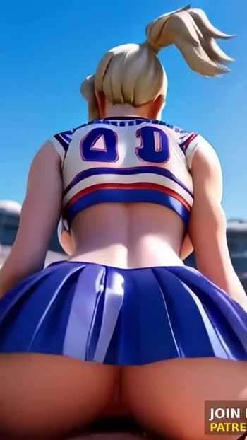 Stunning moment from "3D Animation : Overwatch - Mercy Cheerleader Uniform Fuked In Football Stadium Uncensored Hentai"