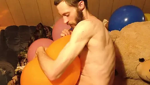 Tuftex 17" balon şişirme kamburu ve boşalma