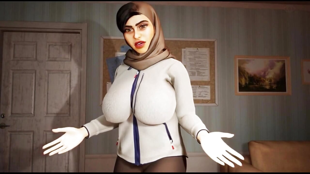 Sexet Hijab Muslimsk Pige Med Store Bryster Anal Kneppet Hårdt