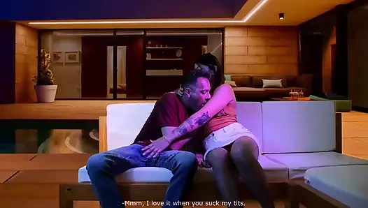 Kocamın arkadaşıyla doğum günü partisinde yatıyorum