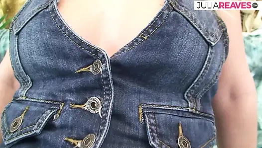 Hot bitch gets excited as clit is stroked while she gets fucked