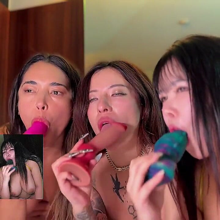 3 Girls Interracial Threesome
