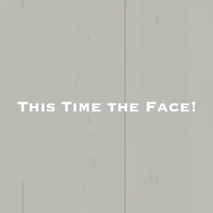 Desta vez, a cara!