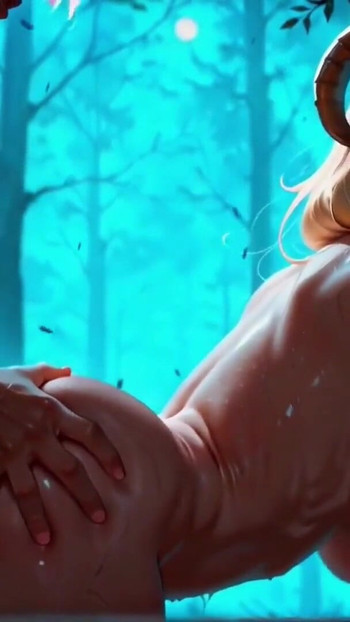 ATKINS HEAVEN - Ninfa da floresta com tesão é extremamente fodida na floresta | Clipe 1