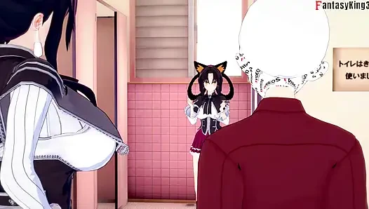 Aku hampir saja ngentot sama guruku rossweisse tapi berujung dientot sama kuroka - dxd ntr madness