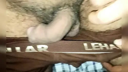 Fucked girlfriend sitting in bed
