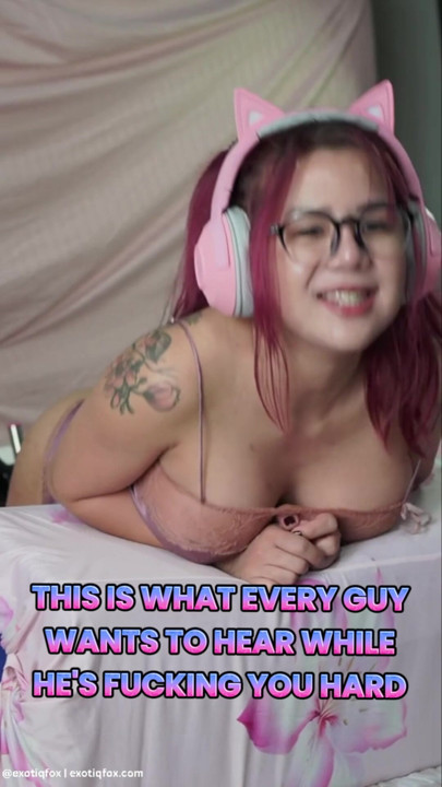This is what every guy wants to hear while he’s fucking you hard