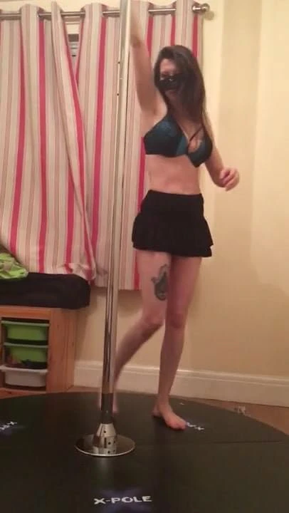 My sub wife pole dancing